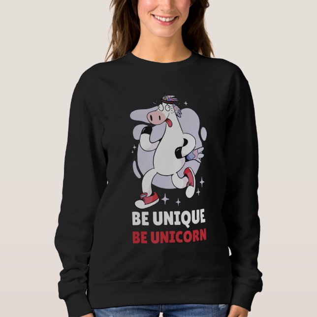 Moletom Be Unique Be Unicorn 3 (Frente)