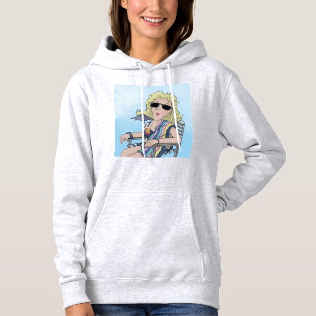 Moletom Beach Babe Hoodie (Frente)