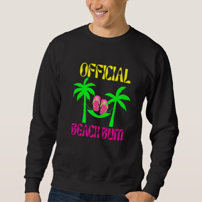 Moletom Beach Fabulous-Chinelos-Palm Trees-Beach Lover (Frente)
