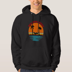 Moletom Beach Life Hammock Palm Trees Sun Surf Sand & Drin