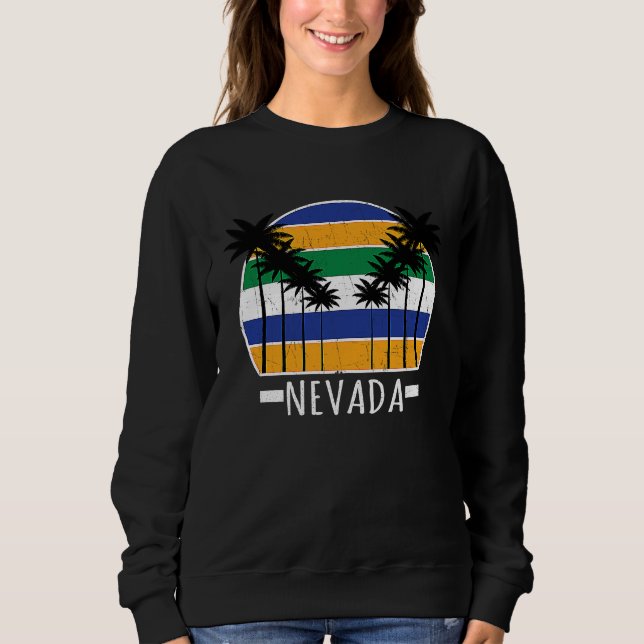 Moletom Beach Lover  Retro Nevada  Summer Distressed (Frente)
