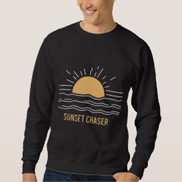 Moletom Beach Lover's Golden Sunset Chaser Design