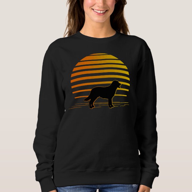 Moletom Beach Sunset E Labrador Retriever (Frente)