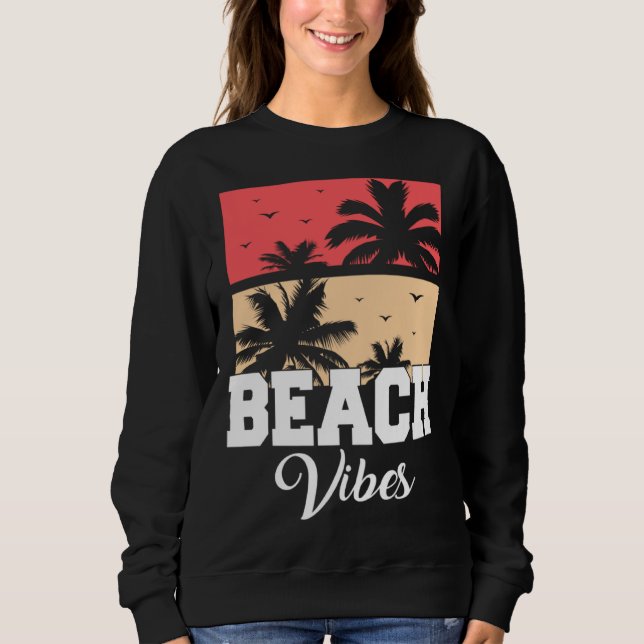 Moletom Beach Vibes Vacation Beach Summer (Frente)
