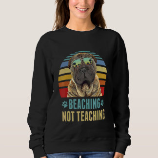Moletom Beaching Not Ensino Chinês Shar Pei Dog Summer