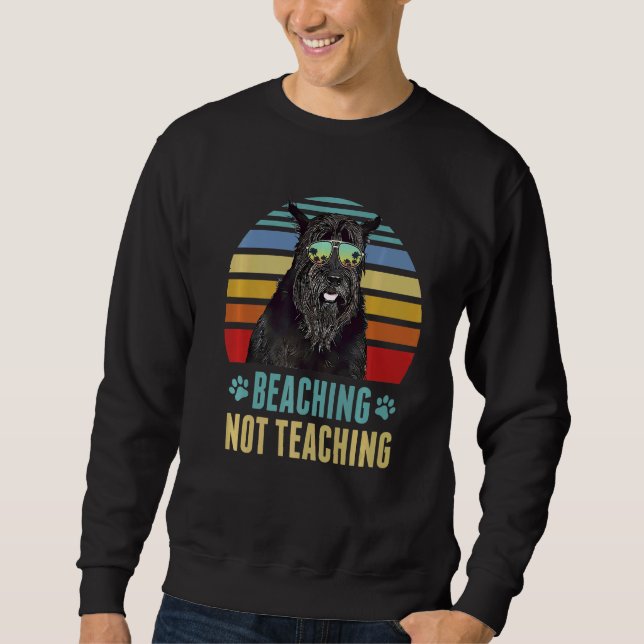 Moletom Beaching Not Ensino Giant Schnauzer Dog Summer (Frente)