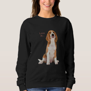 Moletom Beagle Beagles Love Is Dog Mãe Pai Puppy Pet Cugad