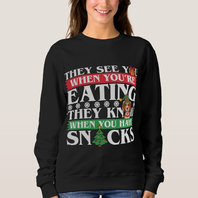 Moletom Beagle Christmas Beagle Lover (Frente)