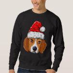 Moletom Beagle Christmas Dog Santa Hat Xmas Boys Rapariga<br><div class="desc">Beagle Christmas Dog Santa Hat Xmas Boys Raparigas.</div>