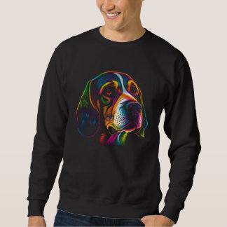 Moletom Beagle Colorful Dog Mom Dad Men Women Kids