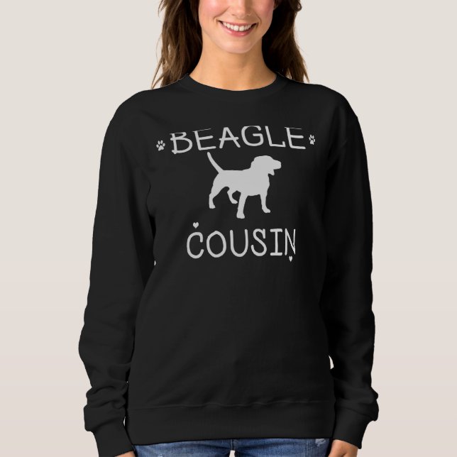 Moletom Beagle Cousin Beagle Dog Party Figurume (Frente)