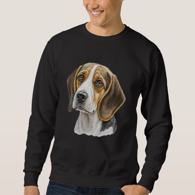 Moletom Beagle Dog Lover Mom & Dad (Frente)