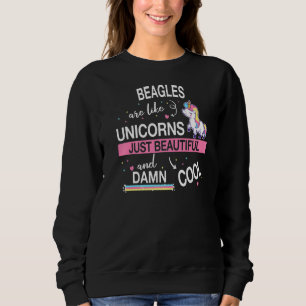 Moletom Beagle Dog Unicorn