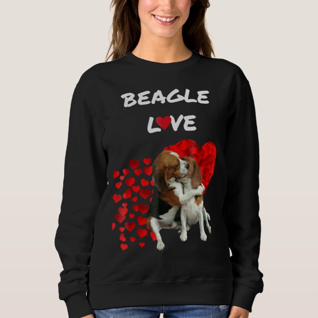 Moletom Beagle Love Cute Casal (Frente)