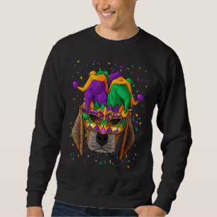 Moletom Beagle Mardi Gras Face Carnaval Jester Festiva