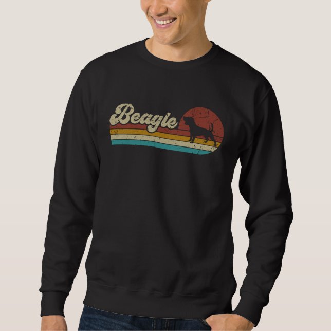 Moletom Beagle   Men Women Beagle Retro Vintage Dog (Frente)