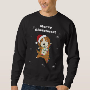 Moletom Beagle Merry Christmas Winter Animals Dog