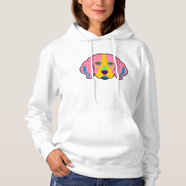 Moletom Beagle Pattern Pop Art (Frente)