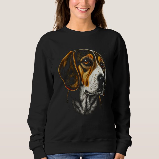 Moletom Beagle Portrait For Dog Owners (Frente)