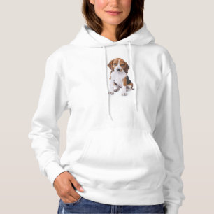 Moletom Beagle Puppy Dog Damas Hooddie Sweatshirt