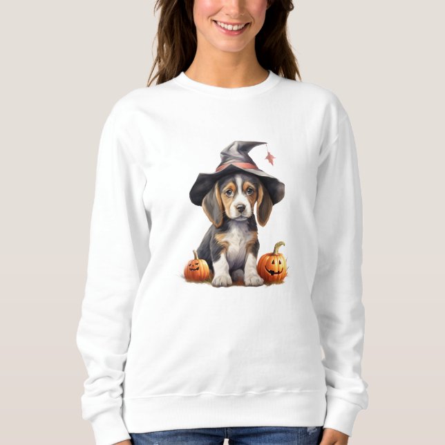 Moletom Beagle Puppy Halloween (Frente)