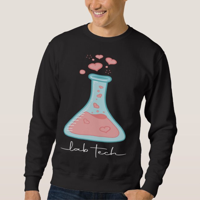 Moletom Beaker Lab Tech Laboratory Technician (Frente)