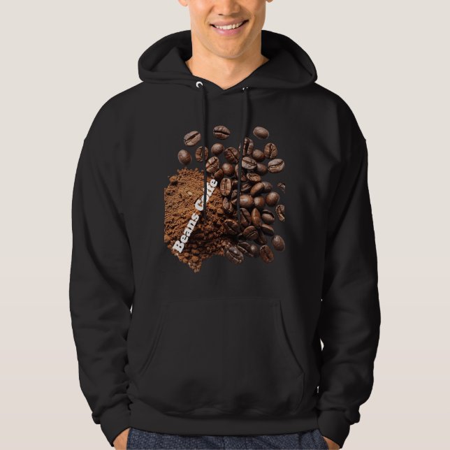 Moletom Beans Coffee Hoodie | Vintage Coffee Beans Graphic (Frente)