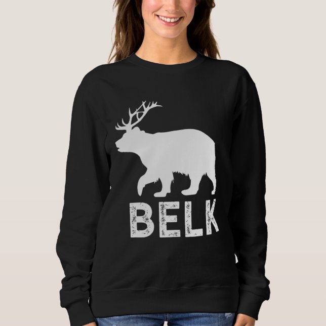 Moletom Bear Elk Big Game Elk Hunter Shed Antler Elk Hunti (Frente)