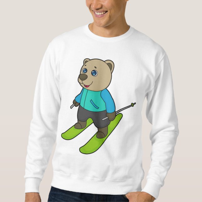 Moletom Bear Skier Ski (Frente)