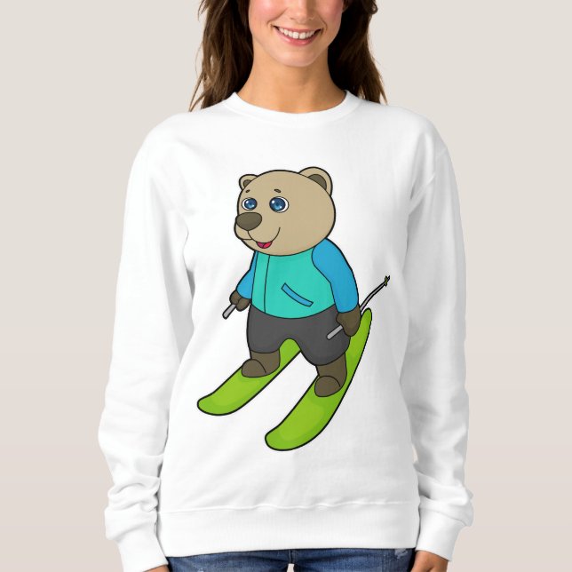 Moletom Bear Skier Ski (Frente)