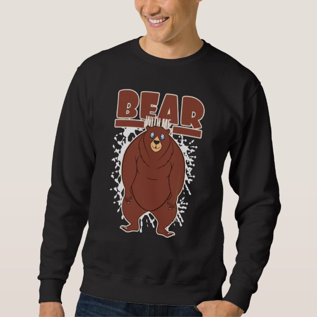 Moletom Bear Urso Comigo Engraçado (Frente)