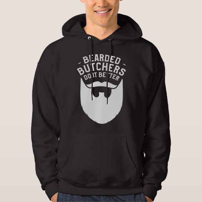 Moletom Bearded Butchers Do It Better Butchery Meatman But (Frente)