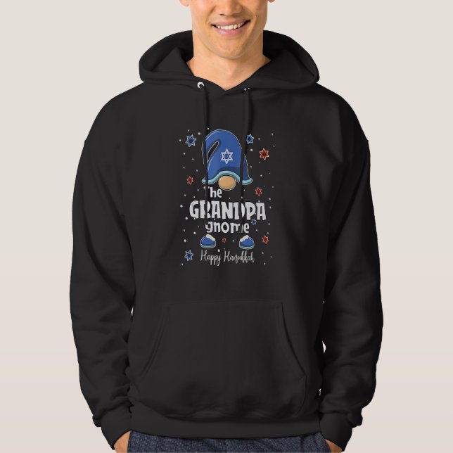 Moletom Bearded Gnome  Hanukkah Family Matching Pajama (Frente)