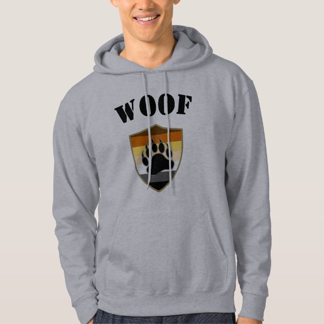 Moletom Bears Pride flag Bear Paw Wow (Frente)