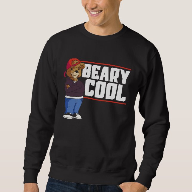 Moletom Beary Cool Bear Lover Wildlife Animal Bear 1 (Frente)