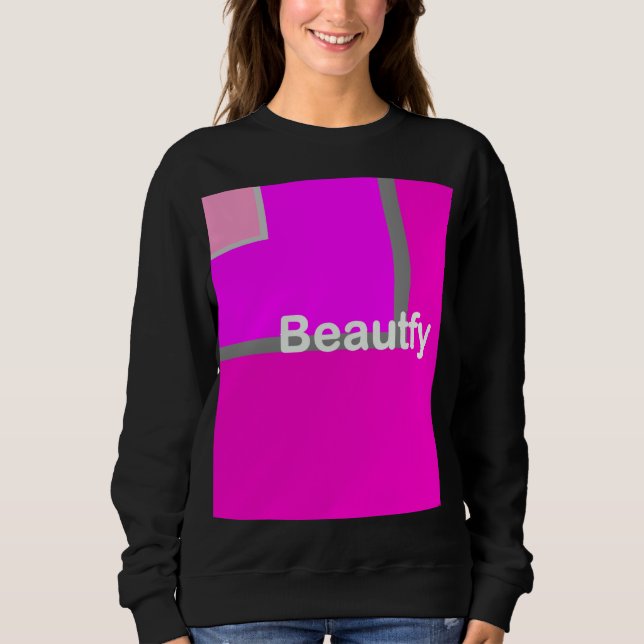 Moletom Beautfy, homens ou mulheres (Frente)