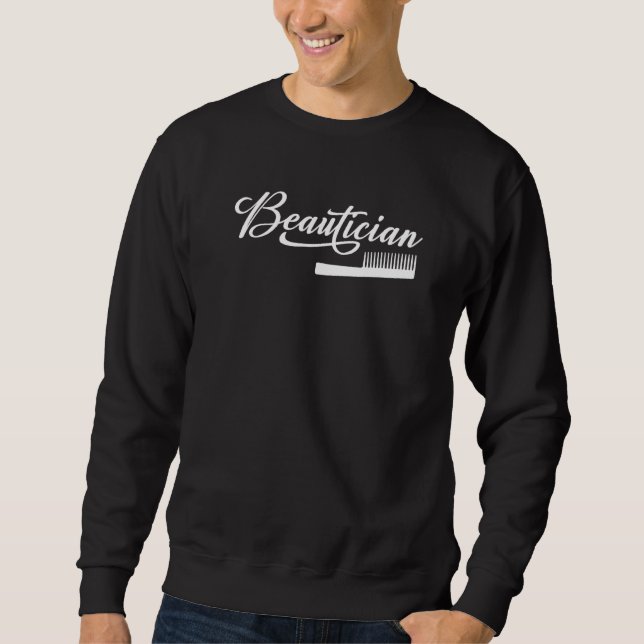 Moletom Beautician Esthetician Hairdresser Beauty Expert (Frente)