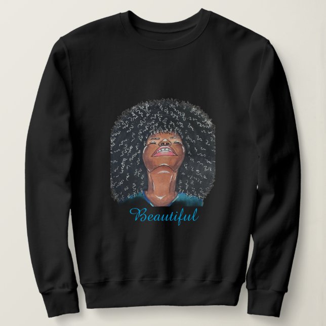 Moletom "Beautiful" Sweatshirt  (Frente do Design)