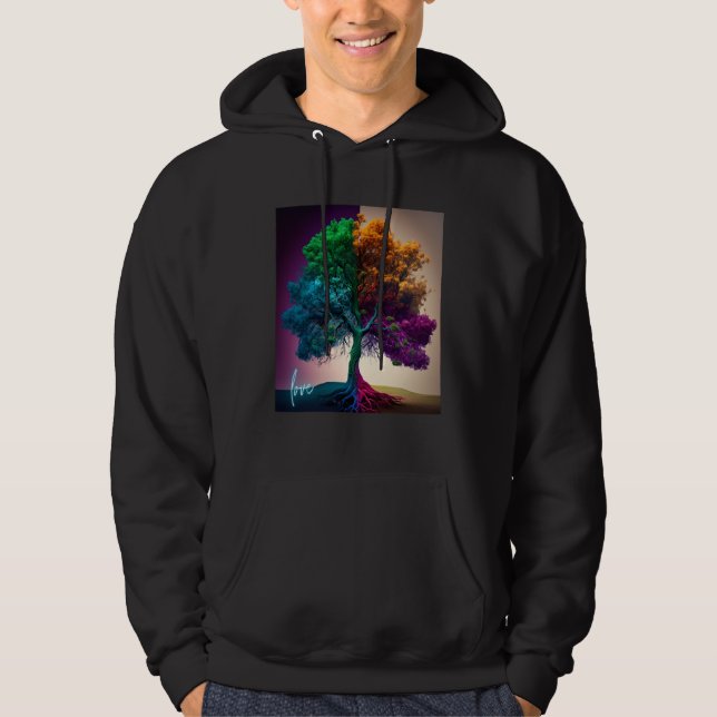 Moletom Beautiful Vibrant Tree Nature s Beauty  7 (Frente)