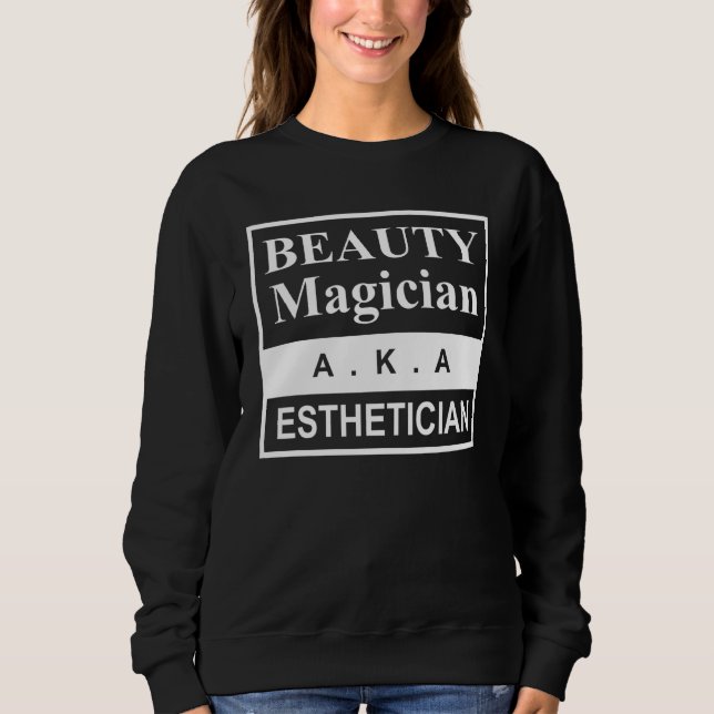 Moletom Beauty Magician Skincare Esthetician (Frente)
