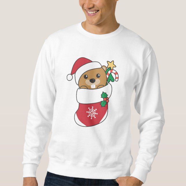 Moletom Beaver Natal Neve Inverno Beaver (Frente)