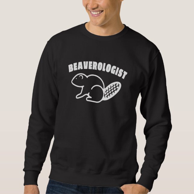 Moletom Beaverologista Beaver Pun Vintage (Frente)