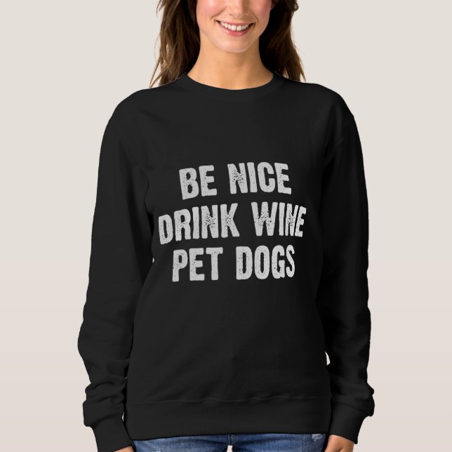 Moletom Beba Bons Cachorros De Pet De Vinho (Frente)