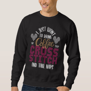 Moletom Beba Café Stitch E Tome Naps Cross Sti