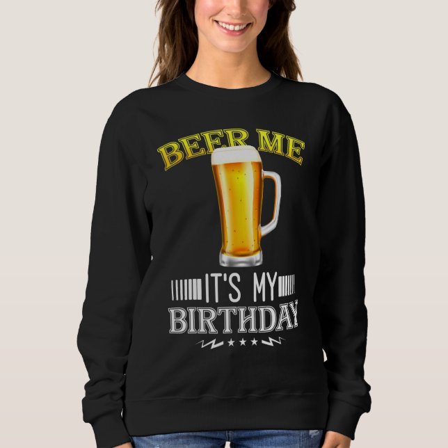 Moletom Beba-Me É A Minha Festa De Beer Do Dia B (Frente)
