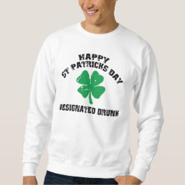 Moletom Bebado designado irlandês