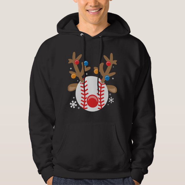 Moletom Beball Reindeer Engraçado Natal (Frente)