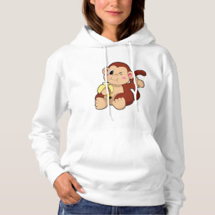 Moletom Bebê macaco com Banana