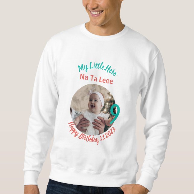 Moletom Bebê personalizado com (Frente)