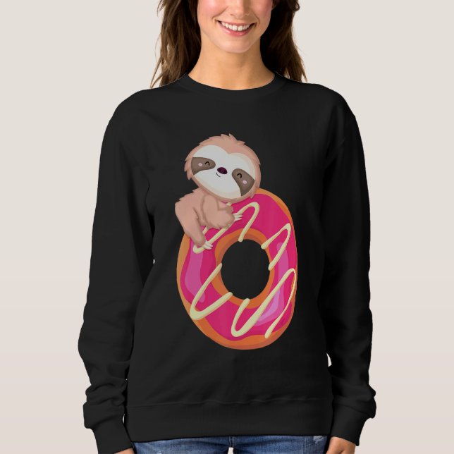 Moletom Bebê Preguiça Em Donut (Frente)
